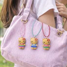 日焼けキティ ハローキティ キーホルダー キティ サンリオ PVCマスコット キティちゃん HELLO KITTY キーチェーン かわいい 人気