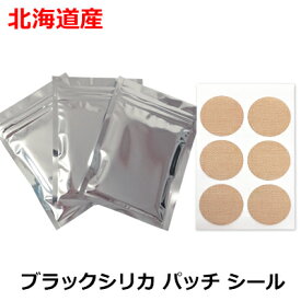P10倍 ブラックシリカ Bシリカパッチ 健康 パッチ 【お徳用】シリカパッチ72枚入り×3袋 北海道産上ノ国町 ブラックシリカ 天然石 原石使用の貼る ブラックシリカ原石 微粉末コーティング　肩/腰/膝/足などに【メール便送料無料 他の商品も同梱可能】