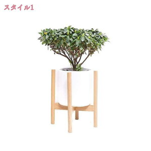 天然木 フラワースタンド 花台 ポットスタンド 鉢置き台 飾り台 コーナーラック 隙間収納 スリム 玄関 花ポットホルダ プランターベース ディスプレイスタンド 置物台 加湿器 スタンド ベッ