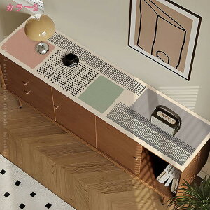 テーブルランナー おしゃれ 耐熱 撥水 北欧 防水 拭きやすい ダイニング テーブルマット 幾何学 玄関 下駄箱マット テーブルセンター テーブルクロス テレビキャビネット デスク保護マット