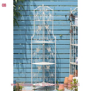 花置き棚 プランタースタンド フラワースタンド ガーデンラック 組み立て式 室内 キャスター付き リビング 収納棚 ベランダ シンプル モタン アイアン製 鉄製 鉢スタンド 観葉植物 春の花