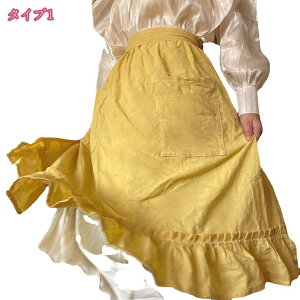 エプロン 無地 レース フリル 付き フリーサイズ 保育士 腰エプロン かわいい 誕生日 プレゼント 通気 防汚 軽量 快適 しわ防止 メイド 彼女 オシャレ 可愛い ウエスト ショートエプロン バー