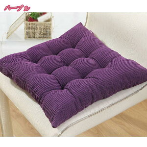 シートクッション チェアパッド リネン 低反発 紐付き 滑り止め 四角 四季通用 ダイニングチェアクッション 食卓のベンチ/畳/椅子/床/オフィス/和室 チェア 座布団 ムレにくい チェアクッシ