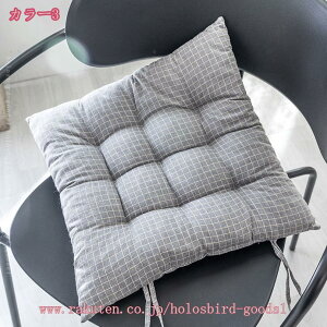 チェアパッド 座布団 紐付き 座面クッション 椅子クッション お尻に優しい 厚み ふわふわ 洗える 滑り止め 食卓椅子クッション テーブル 椅子クッション 仕事用 オフィス 車 イス用 ダイニ