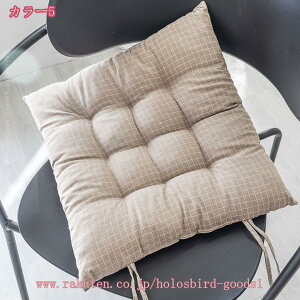 チェアパッド 座布団 紐付き 座面クッション 椅子クッション お尻に優しい 厚み ふわふわ 洗える 滑り止め 食卓椅子クッション テーブル 椅子クッション 仕事用 オフィス 車 イス用 ダイニ