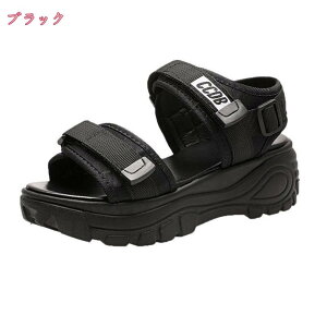 1000円OFFクーポン サンダル レディース スニーカー 厚底 オープントゥ シューズ 歩きやすい 疲れにくいスポーツサンダル シンプル 快適 パンプス カジュアル 韓国風シューズ おしゃれ ファッ