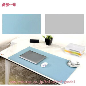 500円OFFクーポン 裏表とも使える 大判 デスクマット パソコンマット オフィス 家庭用 防汚 マウスマット 両面PUレザー ノートパソコン キーボードマット 静音 事務机 PUレザー ラップトップマ