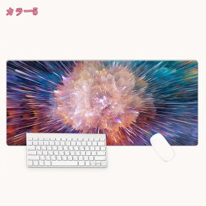 777円OFFクーポン デスクマット 書きやすい コンピューター用 マウスパッド おしゃれ 拭ける ゴム底 ゲーミングマウスパッド 超大判 抽象柄 女の子 パソコンマット キーボードマット ラップ