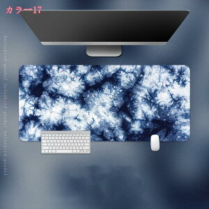 デスクマット テーブルマット デスクパット マウスパッド リバーシブル 両面使用 PVC レザー PCマット ノートパソコン対応 マウス対応 キーボードマット 大型 お洒落 ラップトップマット滑り