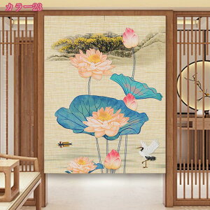 正月 新年 のれん 間仕切り 遮光 カーテン 和風 開運 おもしろい 柔らかい 飾り 玄関 ドアカーテン キッチン シンプル 暖簾 目隠し 見えにくい おしゃれ 北欧 中華風 モダン 花柄 部屋装飾 リ