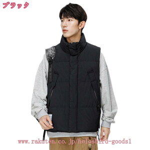 中綿ベスト メンズベスト 綿入れ 防寒 ベスト 大きいサイズ 保温 アウター ノースリーブ 無地 中綿ジャケット 袖なし 秋 冬 インナーダウンベスト 大きいサイズ おしゃれ 軽量 暖かい 旅行