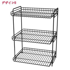 カウンターラック キッチンの調味料ラック スパイスラック 台所収納 組み立てが簡単 大容量 キッチン 鍋 フライパン 食器収納 デスクトップ 収納スタンド カウンター上収納 コンロ奥ラック