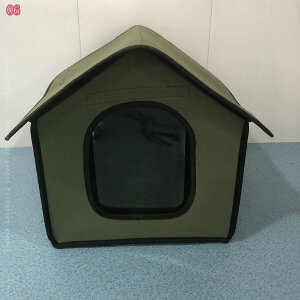 屋外猫ハウス 野良猫シェルター 防水 防風 防雨 屋外キャットハウス オールシーズン 耐候性 折りたたみ式 猫テント ペットの巣 ドッグハウス ポータブルペットハウス 換気 防寒 安全で暖か