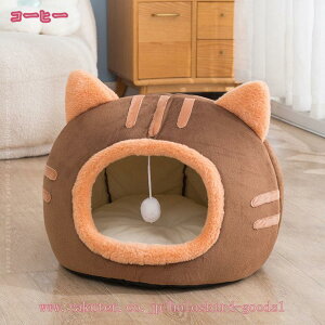 猫 ベッド 猫ハウス 冬 ドーム型 クッション ペットベッド 洗える ふわふわ 小型犬 滑り止め 可愛い 犬猫 マット ペット用品 軽量 四季/冷房/保温防寒/快適 柔らかい 休憩所 冬用 ぐっすり眠