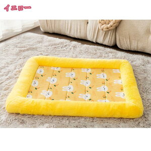 犬 ベッド 猫 ベッド ふわふわ 高反発 クッション スクエア型ペットベッド ぐっすり眠る 猫用 小型犬用 もこもこ 吸湿通気 暖かい 滑り止め 防寒 寒さ対策 洗濯可能 子犬 中型犬 ペットソフ