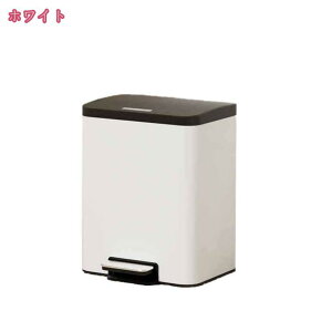 ゴミ箱 20L ペダル ふた付き ペダル開閉式 縦型 ステンレス ゴミ袋が見えない 25リットル ダストボックス ペール 蓋つき ごみ箱 臭い漏れ防止 リビング キッチン ペダル式 足踏み ペダルを踏