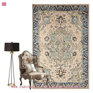 ラグ おしゃれ 絨毯 3畳 カーペット 北欧 男前 モダン ヴィンテージ アンティーク じゅうたん オシャレ お洒落 輸入 ホットカーペット対応 床暖対応 リビング 洋室 洋間 和室 寝室 子供部屋