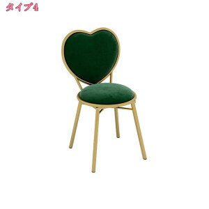 イントアップ ドレッサー チェア 化粧椅子 イス鏡台用 創造的な リボン 形装飾背もたれ椅子ゴールデンPUレザー フランネル化粧台ベッドルームラウンジチェア モダンダイニングチェア 柔ら