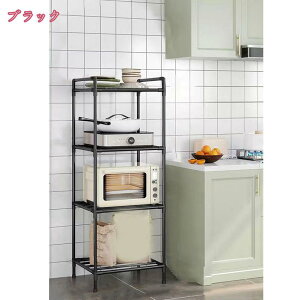 炊飯器ラック 置棚 キッチン収納 電子レンジラック 多機能 オープンラック 収納棚 北欧風 冷蔵庫横 キッチンラック 棚 調味料ラック 新生活 レンジラック おしゃれ レンジボード 炊飯器置き