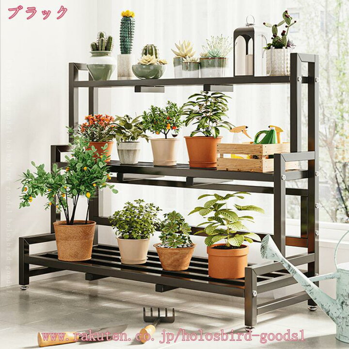 楽天市場】2000円OFFクーポン フラワースタンド プランターラック 