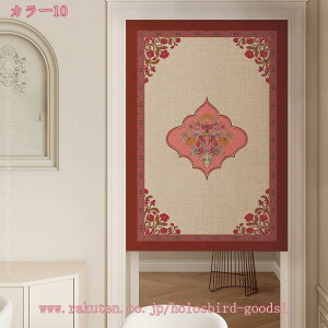 のれん シンプル ナチュラル 間仕切り カーテン 店舗用 家庭用 エスニック 和風暖簾 目隠し のれん おしゃれ 北欧 幾何学 柄 洋室 和室 部屋仕切り キッチン 玄関 ドア 階段カーテン ショート