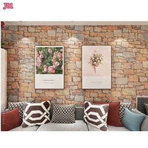 壁紙シール レンガ調 はがせる壁紙 60cmx10m 防水 リメイクシート のり付き DIY リフォームシート 防カビ ウォールステッカー 赤 グリーン 木目シール 厚手 キッチン 机 賃貸 ナチュラル カッテ