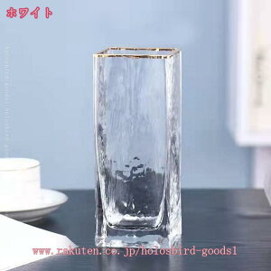 花瓶 ガラス クリア 一輪挿し フラワーベース 花器 ガラスボトル 大きい 北欧風 水耕栽培 生け花 室内 シンプル おしゃれ オシャレ リビング ホワイト 高さ25cm 花びん かびん holosbird-goods1