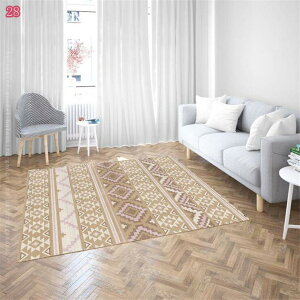 ラグ 3畳 おしゃれ カーペット 洗える ラグマット 北欧 柄 ヴィンテージ ペルシャ 絨毯 抽象的 幾何 絨毯 おしゃれ 滑り止め付き ホットカーペットカバー 床暖房 3畳 ピンク ブラウン ブルー