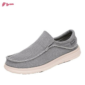 キャンバスシューズ メンズ スリッポン ドライビングシューズ 手縫い 麻 ローヒール カジュアル お洒落 ぺたんこ 歩きやすい 無地 フラット 通気 蒸れない お出かけ 海辺 かかと踏める 男性