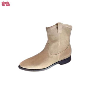 ショートブーツ レディース くしゅくしゅブーツ ミドルブーツ 大きいサイズ 美脚 大人 女性 おしゃれ シンプル スリム ローヒール 履き口 ゆったり 着痩せ 細身 レディース ウエスタンブー