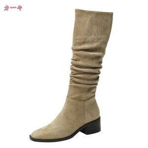 ドレープブーツ くしゅくしゅ ブーティー レディース 女性用 上品 エレガント スタイリッシュ 歩きやすい 疲れない 痛くない 太ヒール 5cmヒール 美脚 おしゃれ 無地 履き心地よい 幅広 ショ