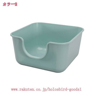 スプレー対策にも 猫砂やおしっこの飛び散りを防止する 壁の高い大型トイレ 猫 ネコ トイレ 大きい 大型 スプレー対策 飛び散り 飛散ガード 深め 高め 洗いやすい おしゃれ 大型 猫トイレ