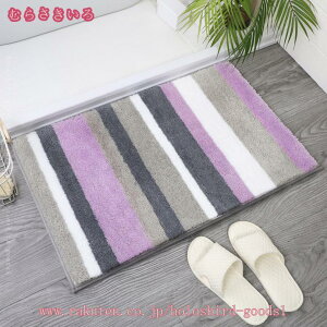 マイクロファイバーカーペット ソフトバスマット 家庭用 キッチン バスルーム 玄関 吸水性 抗菌防カビ カーペット 足ふき マット かわいい 柄 脱衣所マット フロアマット holosbird-goods1