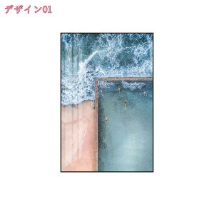 海の風景 アートパネル ポスター キャンバス絵画 アートフレーム 額付き パネルアート 自然風景 印刷絵画 写真 風景画 壁掛け絵画 現代 装飾画 インテリア 完成品 青い空 太陽の光 絵画 リビ