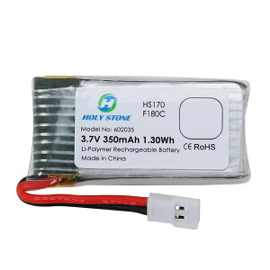 �y���[�zHoly Stone �h���[�� HS170�p �o�b�e���[ 3.7V 350mAh �ߏ[/���d�ی�@�\�t�� �}���`�R�v�^�[ �X�y�A�p�[�c