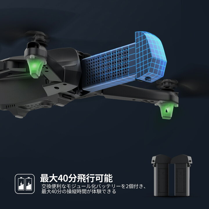 楽天市場】Holy Stone ドローン GPS搭載 fpv 4Kカメラ付き 90°調整可能  