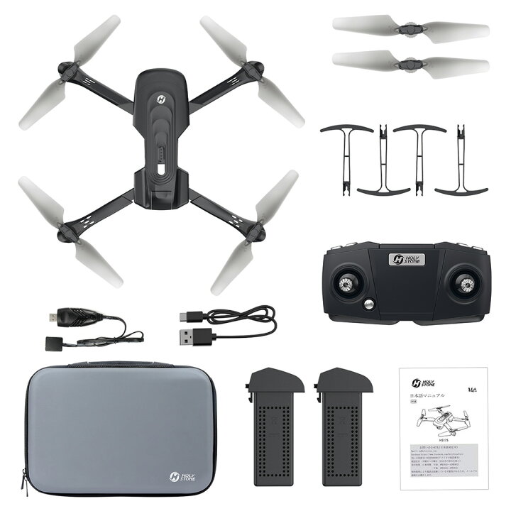 楽天市場】Holy Stone ドローン GPS搭載 fpv 4Kカメラ付き 90°調整可能  