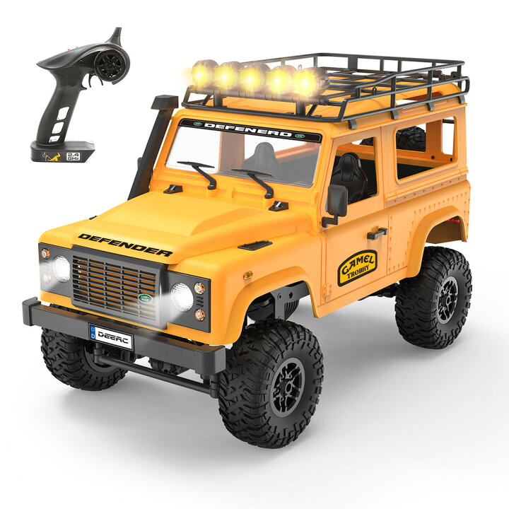 楽天市場】DEERC ラジコン クローラー アップグレード版 ラジコンカー  