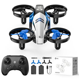 Holy Stone ドローン 100g未満 子供向け 免許不要 小型ドローン 陸空両用 おもちゃ ランドモード 姿勢切替 8色LEDライト 9種類の点灯モード 手投げスタンド ワンキー 離陸 着陸バッテリー2個 16分飛行時間 高度維持 誕生日 プレゼント ギフト 男の子 女の子 HS210T