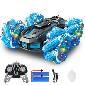 �q������ �X�^���g �������� ���W�R���J�[ DEERC 4WD ���ʑ��s �S���ʃh���t�g USB�[�d�� �I�t���[�h 360�x��] 2.4GHz RC�J�[ ���쎞��50�� LED���C�g ���y�@�\ �j�̎q �a���� �v���[���g �����F�؍�