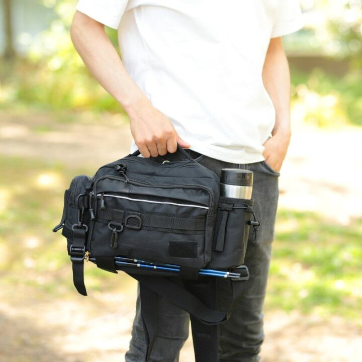 楽天市場 釣り カバン 釣りバッグ ワンショルダー バッグ フィッシング 大容量 タックルバッグ ウエストバッグ Bag 鞄 ショルダーバッグ ルアー エギングバッグ 多機能 ランガンバッグ アウトドアバッグ 撥水 Homarina バッグ スリッパ 雑貨店