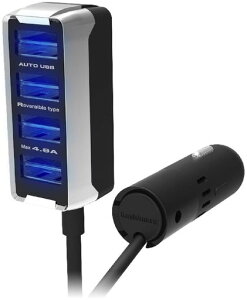 JV(Kashimura)DC-4.8A-o[VuUSB4|[gZp[gX^CvUSBԍڏ[d핪z12V/24VԑΉNDC-018