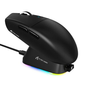 MAMBASNAKE x ATTACK SHARK G3 PRO ���� �Q�[�~���O�}�E�X RGB���C�[�d�h�b�N BK52820MCU 59g ��B