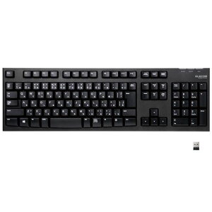 �G���R�� USB �L�[�{�[�h ���C�����X (���V�[�o�[�t��) �����u���� �t���L�[�{�[�h 1000���񍂑ϋv PlayStation4 �Ή� �u���b�N TK-FDM063TBK