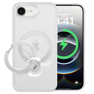 �y2025�ō�����&��_360�x��]�zCASEKOOiPhone16e�p�P�[�X�ČRMIL�K�i�ϏՌ�MagSafe�Ή����ϋv���y���c�����E�p�x���R�����z�}���[�d�Ή��w��h�~/�}�b�g�d�グ/���ϖh�~/�������������̓��b�v�c