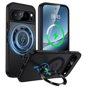 GooglePixel10/Pixel10Pro�P�[�XMagSafe�Ή����C�����X�[�d�Ή��s�N�Z��10�P�[�X�ϏՌ�360°��]���C�X�^���hGooglePixel10Pro�J�o�[�c�����Ή����[���܂肽���݃X�^���h