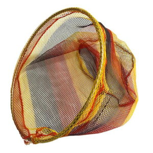 YFFSFDCたも網ランディングネットタモラバー大型たも網交換用ラバーネットスペアネット軽量コンパクトアルミフレーム替え網磯替網釣りフィッシング海釣り渓流タモ網ランディングポー…