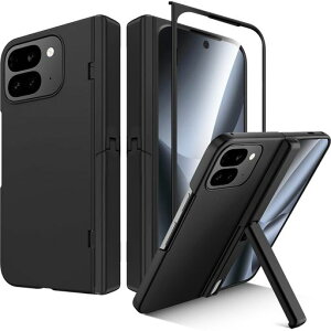 Miimall�Ή�Pixel10ProFold�P�[�X�t�B������̌^�X�^���h�@�\�q���W�ی�ϏՌ��Ռ��ی�h�o����~�ߑS�ʕی�X����Case�o���p�[�O�[�O���s�N�Z��10�v���t�H�[���h�X�}�z�J�o�[