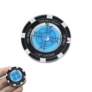 LOYELEYゴルフマーカー青の水平器パター練習用パター練習ボール傾斜ゴルフマーカーゴルフ愛好家平器付きゴルフボールマーカーゴルフ傾斜水平器水準器ゴルフ愛好家プレゼントギフト父…