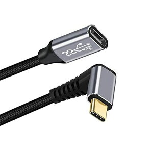 cablecc USB-C USB 3.1 Type C �I�X ��������烁�X �����f�[�^�P�[�u�� 10Gbps 100W �X���[�u�t�� �m�[�g�p�\�R���p 100cm